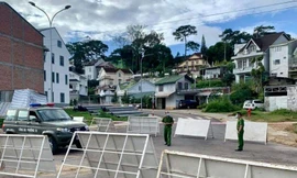 Phong tỏa khu vực có người mắc COVID-19