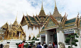 Một góc của đại hoàng cung Grand Palace