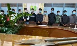 Các đối tượng tại cơ quan công an