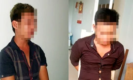 Hai “yêu râu xanh” bị bắt giữ tại cơ quan công an