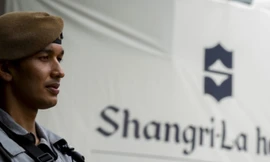 An ninh được thăt chặt tại Đối thoại Shangri-La. Ảnh SCMP