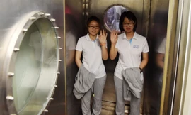 Các sinh viên Trung Quốc sẽ sống thử nghiệm 200 ngày trên không gian.Ảnh: SCMP