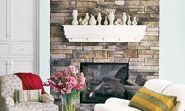 Thanh lịch phòng khách mang gam màu trắng