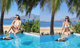 Mỹ nhân gợi cảm nhất nhì VTV tung ảnh bikini khoe dáng nuột nà