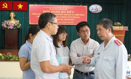 Lãnh đạo Thanh tra TPHCM trao đổi, cung cấp thông tin cho báo chí