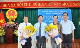 Ông Đinh Khắc Huy được bầu làm Chủ tịch UBND Quận Bình Thạnh