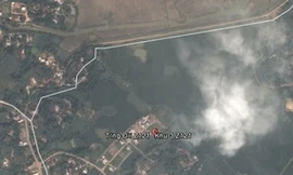 Khói bốc lên cao ngút tại hiện trường vụ nổ