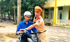 Tuổi trẻ Nghệ An, Quảng Trị tham gia ngày hội Thanh niên với văn hóa giao thông