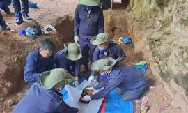 Tìm kiếm, quy tập 65 hài cốt liệt sĩ hy sinh tại Lào