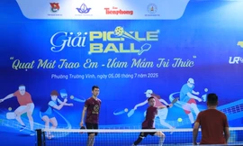 Hơn 300 vận động viên bước vào tranh tài Pickleball “Quạt mát trao em - Ươm mầm tri thức”