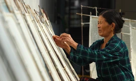 Làng nghề duy nhất ở xứ Nghệ làm giấy dó thủ công