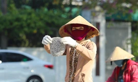 Tất bật ở làng nghề bánh đa xứ Nghệ những ngày cuối năm