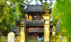 Ngắm vẻ đẹp độc lạ của ngôi đền thiêng, cổ ở xứ Nghệ