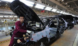 Doanh số bán xe tại Trung Quốc tăng mạnh