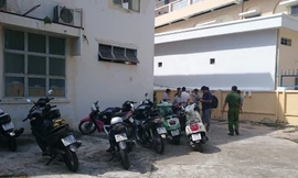 Thi thể của cháu K đã được đưa về nhà tang lễ thành phố Nha Trang