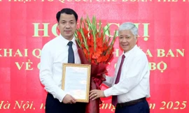 Anh Ngô Văn Cương được điều động, chỉ định làm Phó Bí thư chuyên trách Đảng ủy MTTQ, các đoàn thể Trung ương