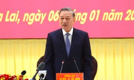 Tổng Bí thư Tô Lâm thăm, làm việc tại Quân đoàn 34 và Binh đoàn 15