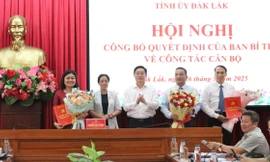 Ban Bí thư chuẩn y ba nhân sự tham gia Ban Thường vụ Tỉnh uỷ Đắk Lắk
