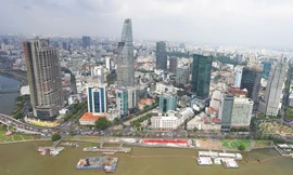 Tháp Tài chính Bitexco - một trong 50 công trình tiêu biểu ở TPHCM Ảnh: Phạm Nguyễn 