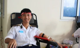 Những nụ cười rạng rỡ trong ngày Chủ Nhật Đỏ tại Học viện Hải quân