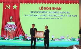 Phó Chủ tịch Hội Doanh nhân trẻ Việt Nam nhận Huân chương Lao động hạng Ba
