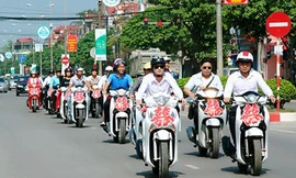 'Phi đội' Honda SH rước dâu ở Thái Nguyên