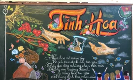 Những bài báo tường được viết bảng cực ấn tượng kỉ niệm ngày Nhà giáo Việt Nam 20/11