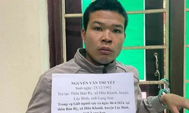 Đối tượng Nguyễn Văn Thuyết. Ảnh: Duy Chiến 