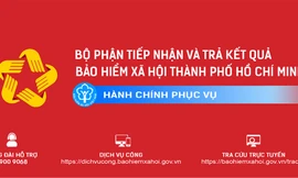 BHXH Việt Nam hướng dẫn sử dụng Bộ nhận diện thương hiệu của bộ phận 'Một cửa'