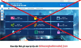 BHXH Việt Nam chỉ những dấu hiệu nhận diện website mạo danh, lừa đảo