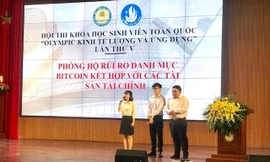 Tìm ra giải đặc biệt Hội thi khoa học SV toàn quốc 'Olympic Kinh tế lượng và Ứng dụng'