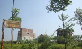 Cảnh hoang lạnh ở khu đô thị Hà Phong