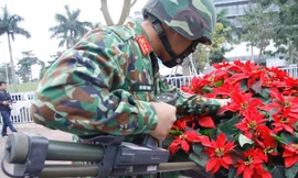 Công binh dò bom, mìn quanh khách sạn JW Marriott