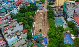 Toàn cảnh tuyến đường trăm tỷ Hà Nội đang triển khai sau 15 năm 'đắp chiếu'