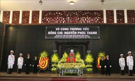 Lễ tang cấp Nhà nước nguyên Phó Chủ tịch Quốc hội Nguyễn Phúc Thanh