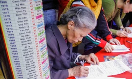 Chùa Phúc Khánh tấp nập người đăng ký dâng sao giải hạn