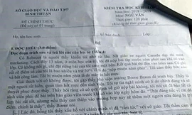 Công an xác định người làm lộ đề khiến 10.000 học sinh phải dừng thi