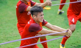 U23 Việt Nam 'nhăn nhó' với bài tập thể lực