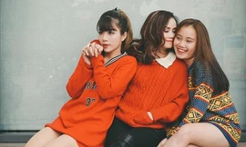 2 con gái xinh xắn của 'cô Xuyến' trong 'Về nhà đi con'