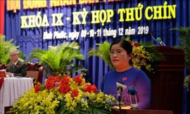 Bình Phước có nữ Chủ tịch tỉnh