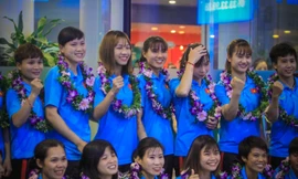 Tuyển nữ 'vinh quy bái tổ', HLV Mai Đức Chung tiết lộ bí quyết thắng Thái Lan