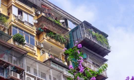 'Chuồng cọp' bao phủ khu chung cư đắc địa Thủ đô