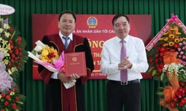 Công bố quyết định của Chủ tịch nước, Chánh án TAND tối cao về công tác cán bộ