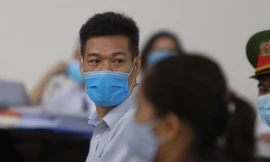 Bị cáo Nguyễn Nhật Cảm tại tòa phúc thẩm.