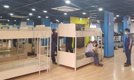 Chỗ ăn, ở chưa có tiền lệ của công nhân trong khu công nghiệp Bắc Ninh