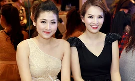 Á hậu Tú Anh học làm MC