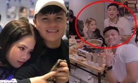 Quang Hải quay lại với Nhật Lê, Huyền My lộ ảnh đi chơi với cầu thủ khác