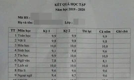 Teen Sóc Trăng “lộ” bảng điểm trung bình năm đạt 9.7, dân mạng chỉ biết thốt lên: Quá nể!