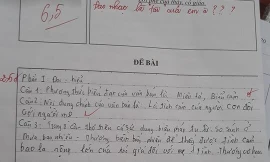 Nam sinh làm Văn nhưng không quên “đu” idol, lời phê của giáo viên mới đáng chú ý