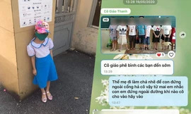 Học sinh bị cô giáo chụp ảnh phê bình vì đi học sớm khiến phụ huynh bức xúc